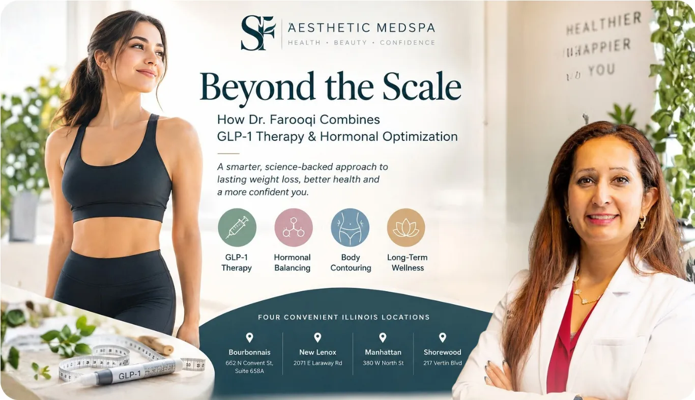 At SF Aesthetic MedSpa How Dr. Farooqi Combines GLP-1 Therapy & Hormonal Optimization